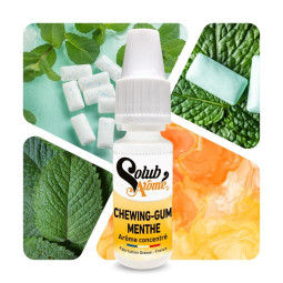 Chewing-gum menthe - Arôme concentré e-liquide - Solubarome Pro