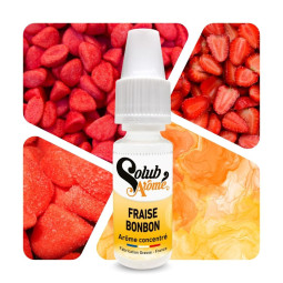 Fraise bonbon - Arôme concentré e-Iiquide - Solubarome Pro