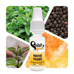 Menthe poivrée - Arôme concentré e-Iiquide - Solubarome Pro