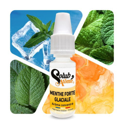 Menthe forte glaciale - Arôme concentré e-Iiquide - Solubarome Pro