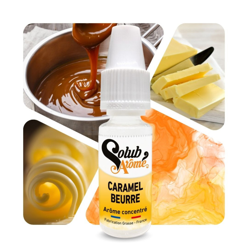 Caramel beurre - Arôme concentré e-Iiquide - Solubarome Pro