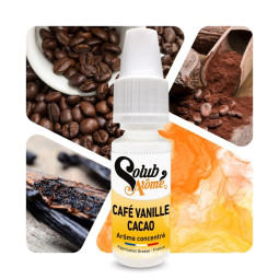 Café vanille cacao - Arôme concentré e-Iiquide - Solubarome Pro
