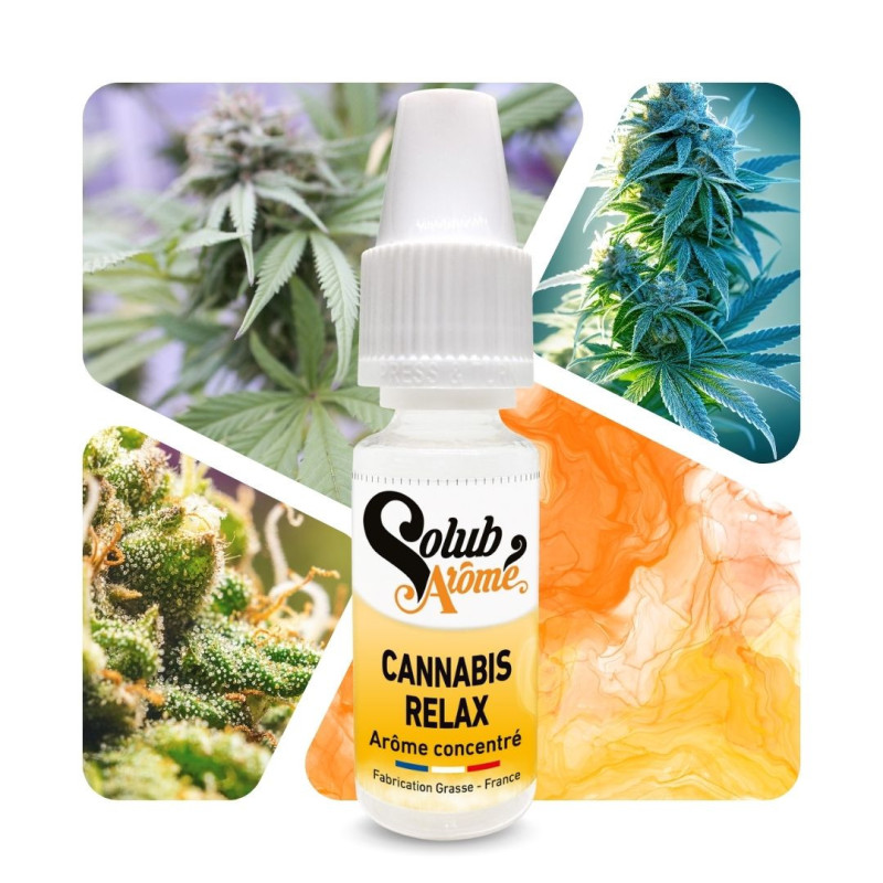Cannabis relax - Arôme concentré e-liquide - Solubarome Pro