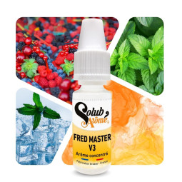 Fred master V3 - Arôme concentré e-Iiquide - Solubarome Pro