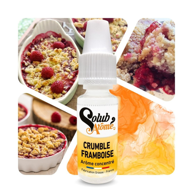 Crumble framboise - Arôme concentré e-Iiquide - Solubarome Pro