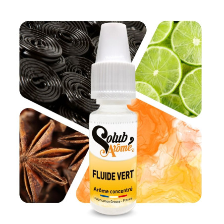 Fluide vert - Arôme concentré e-Iiquide - Solubarome Pro