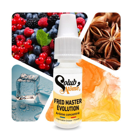Fred Master évolution - Arôme concentré e-Iiquide - Solubarome Pro