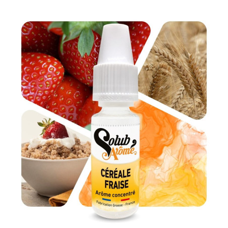 Céréale fraise - Arôme concentré e-liquide - Solubarome Pro