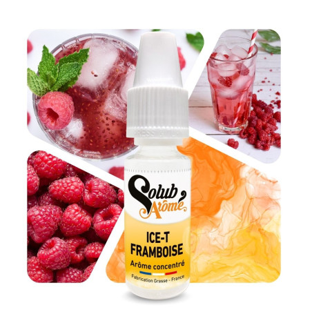 Ice-T framboise - Arôme concentré e-liquide -Solubarome Pro