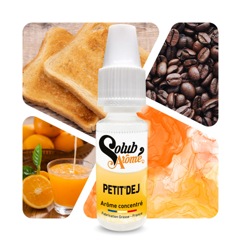 Petit'déj - Arôme concentré e-Iiquide - Solubarome Pro
