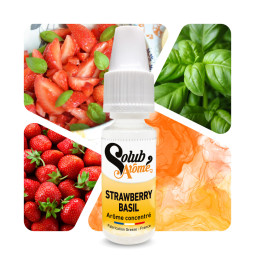 Strawberry basil - Arôme concentré e-Iiquide - Solubarome Pro
