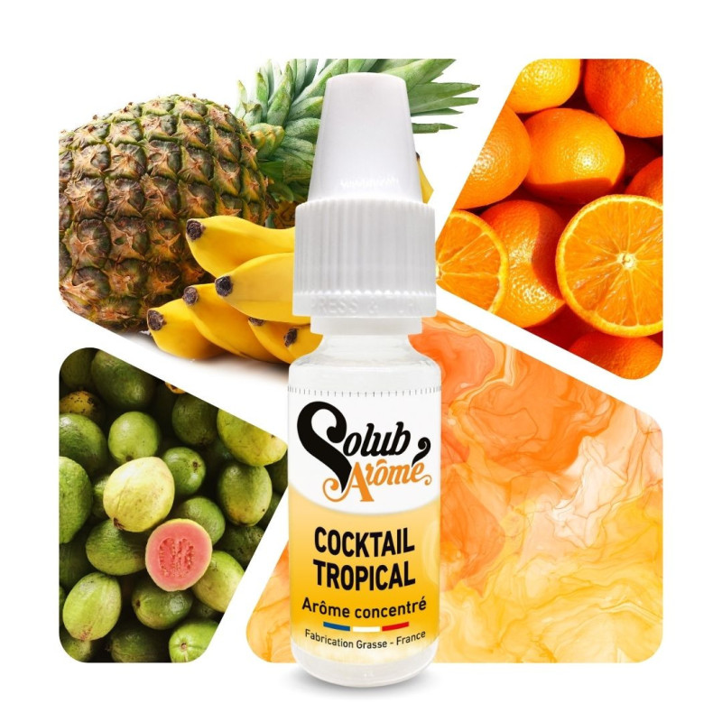 Cocktail tropical - Arôme concentré e-liquide - Solubarome Pro