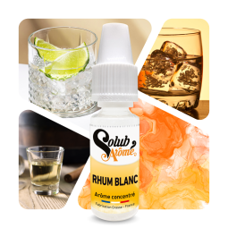 Rhum blanc - Arôme concentré e-Iiquide - Solubarome Pro