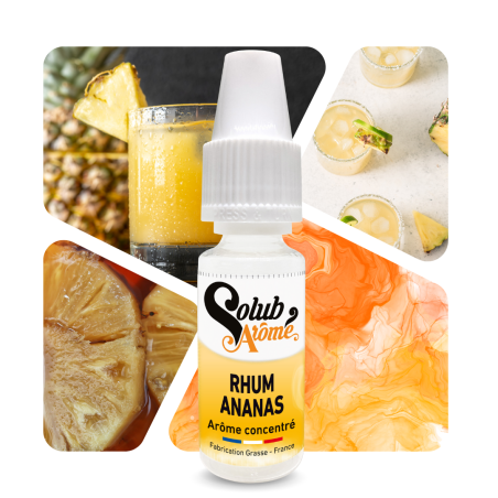 Rhum ananas - Arôme concentré e-Iiquide - Solubarome Pro