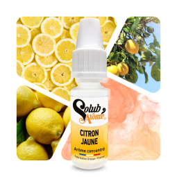 Citron jaune Italie - Arôme concentré e-Iiquide - Solubarome Pro