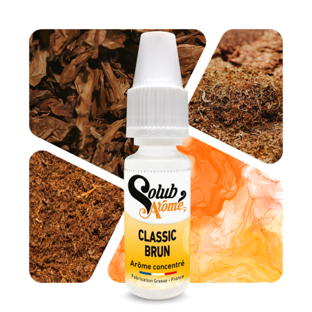 Tabac Brun - Arôme concentré e-liquide - Solubarome Pro