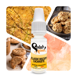 Tabac Biscuit cacahuète - Arôme concentré e-Iiquide - Solubarome