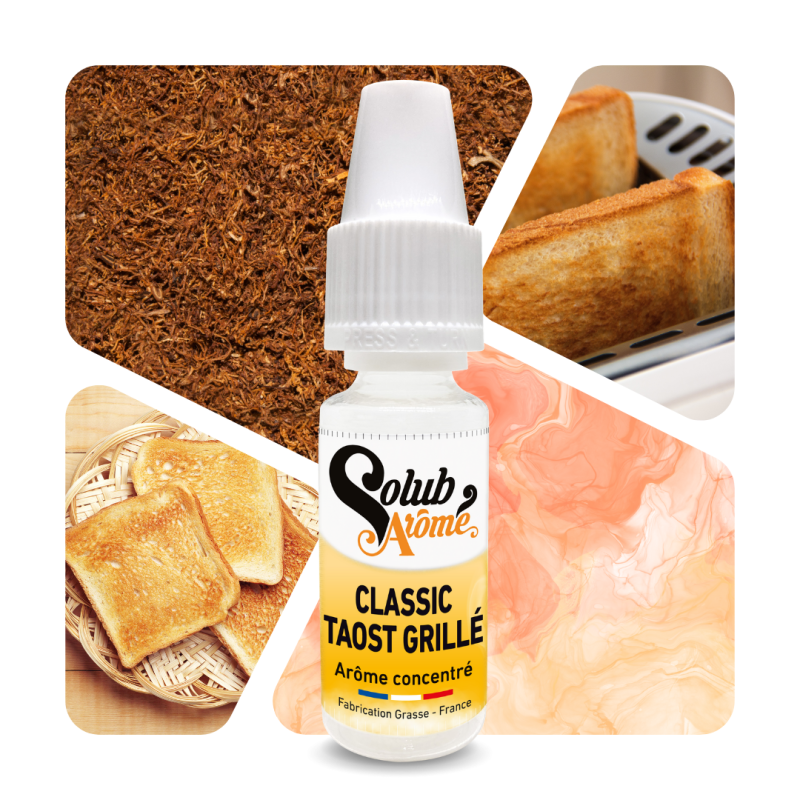 Tabac Toast grillé - Arôme concentré e-Iiquide - Solubarome Pro