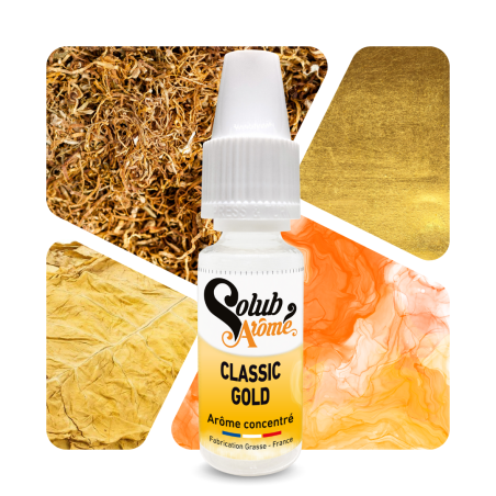 Tabac Gold - Arôme concentré e-Iiquide - Solubarome